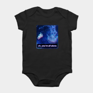 Streetwear Vaporwave Aesthetic Lonely Astronaut Baby Bodysuit